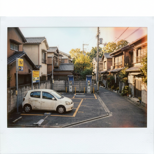 Japanese coin parking lot