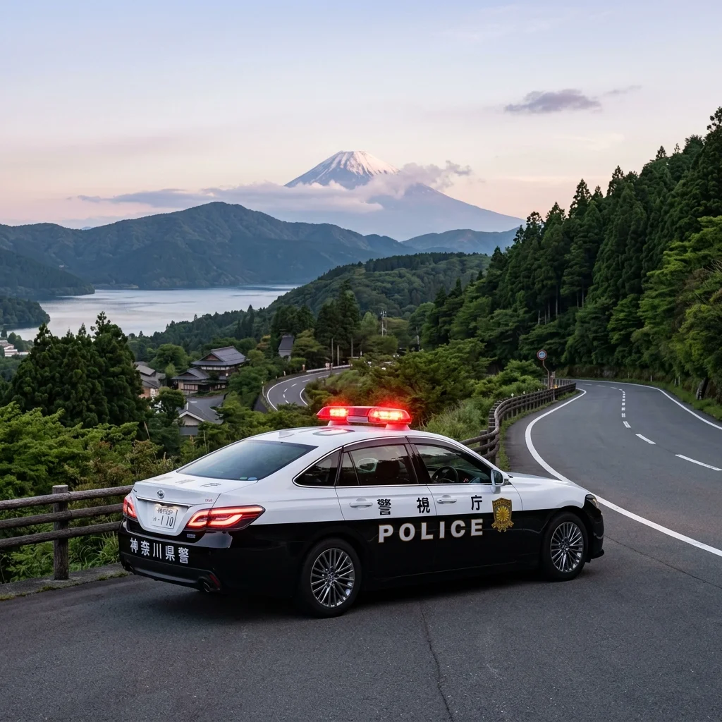 Polizeikontrolle in Japan — ohne gültige Dokumente drohen Strafen