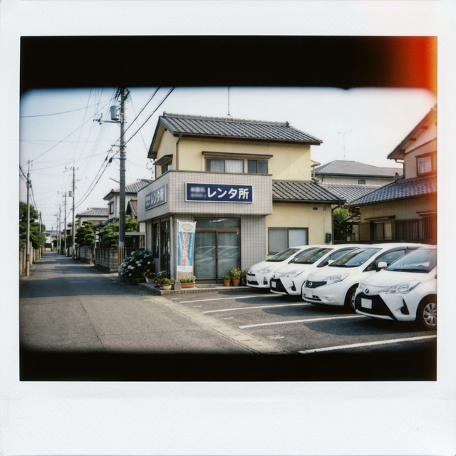 Japanese car rental office